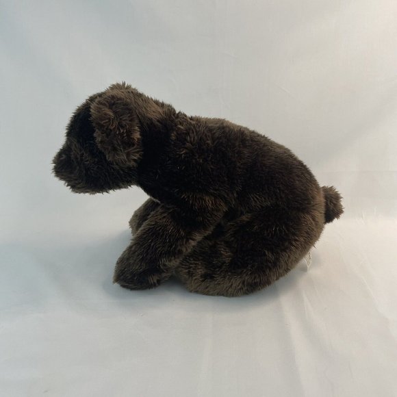 DanDee Collectors Choice Brown Bear 13" Plush Stuffed Toy Faux Leather Nose - Picture 2 of 7